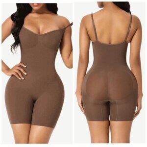 SENSIL FeelingGirl Full Body Shapewear Jumpsuit – Coffee – Size XL – NWT